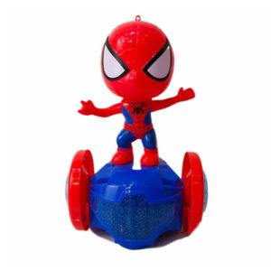 spiderman 3d musical scooter rider