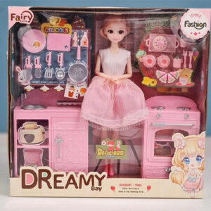 girl doll and kitchen 6648