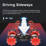 ماشین دیوانه کنترلی چرخ کپسولی مدل Stunt racing