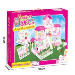 اسباب بازی خانه عروسکی باربی دخترانه 3 طبقه کد 2-556