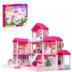 اسباب بازی خانه عروسکی باربی دخترانه 3 طبقه کد 2-556