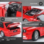 ماکت ماشین فلزی بی ام و چه ژی مدل BMW M3 E30