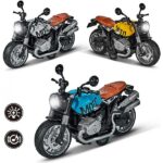اسباب بازی موتور فلزی عقب کش موزیکال مدل R1 Moto