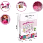خانه عروسک باربی رویایی 2 طبقه مدل Dream Villa کد 3-556