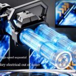 تفنگ آب پاش تمام اتوماتیک گاتلینگ شارژی دو لول کد JF005G