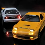 ماکت ماشین فلزی مزدا مدل Mazda RX7 FC