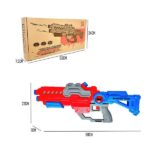 تفنگ آب پاش شارژی دو نازل مدل اسپایدرمن کد ys009-z