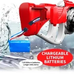 خرید تفنگ آب‌ پاش شارژی مدل 1108-1A با نور LED و برد ۴۰ متری