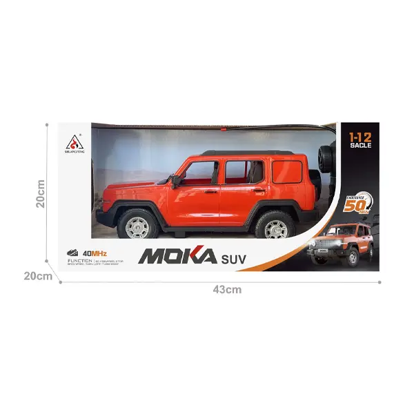 ماشین کنترلی آفرود 1:16 با صدا و چراغ مدل moka suv