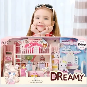 ست اسباب بازی لوازم خانه Dreamy Bay اتاق خواب خرگوشی کد 6638