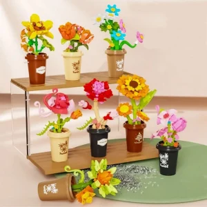 لگو گل مدل 13033 سری Flower Bucket از MJI
