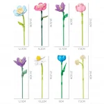 لگو گلدان گل مدل FLOWERS برند JIESTAR کد 9092