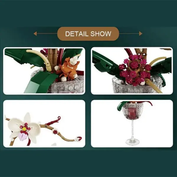 لگو گل ارکیده در جام مدل Orchid in Goblet آیتم 3012