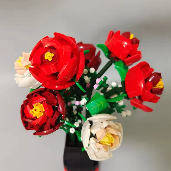 لگو گلدان گل رز مدل Rose Botanical Garden JJ9010