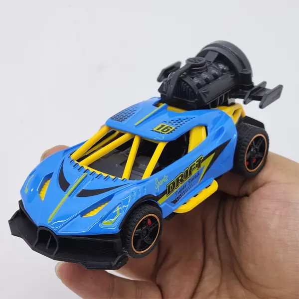 ماشین اسباب بازی فلزی عقب کش RACING RW طرح دودزا