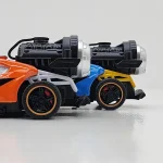 ماشین اسباب بازی فلزی عقب کش RACING RW طرح دودزا