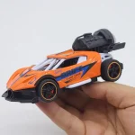 ماشین اسباب بازی فلزی عقب کش RACING RW طرح دودزا