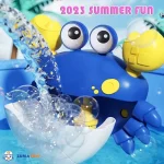 حباب‌ساز حمام کودک طرح خرچنگ موزیکال