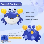 حباب‌ساز حمام کودک طرح خرچنگ موزیکال