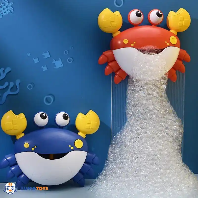 حباب‌ساز حمام کودک طرح خرچنگ موزیکال