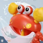 حباب‌ساز حمام کودک طرح خرچنگ موزیکال