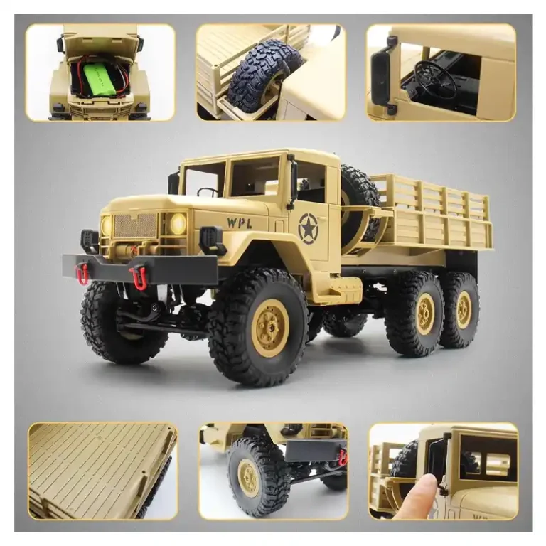 اسباب بازی کنترلی مدل کامیون MZ طرح نظامی شارژی