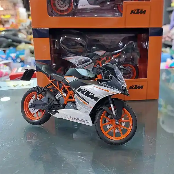 ماکت موتور KTM فلزی مقیاس 1:12 1 ماکت موتور KTM فلزی مقیاس 1:12
