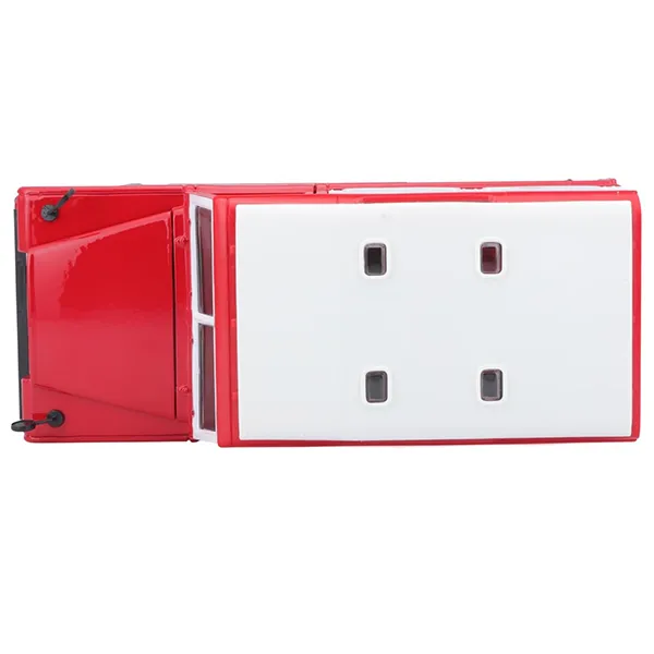 ماکت مدل لندروور سری 2 قرمز – بیوراگو | مقیاس ۱:۲۴ با جزئیات کامل و درهای بازشو