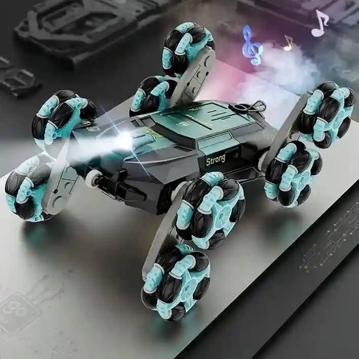 ماشین بازی کنترلی مدل پلهنورد ساعتی طرح دودزا دو ریموته-ریموت ساعتی