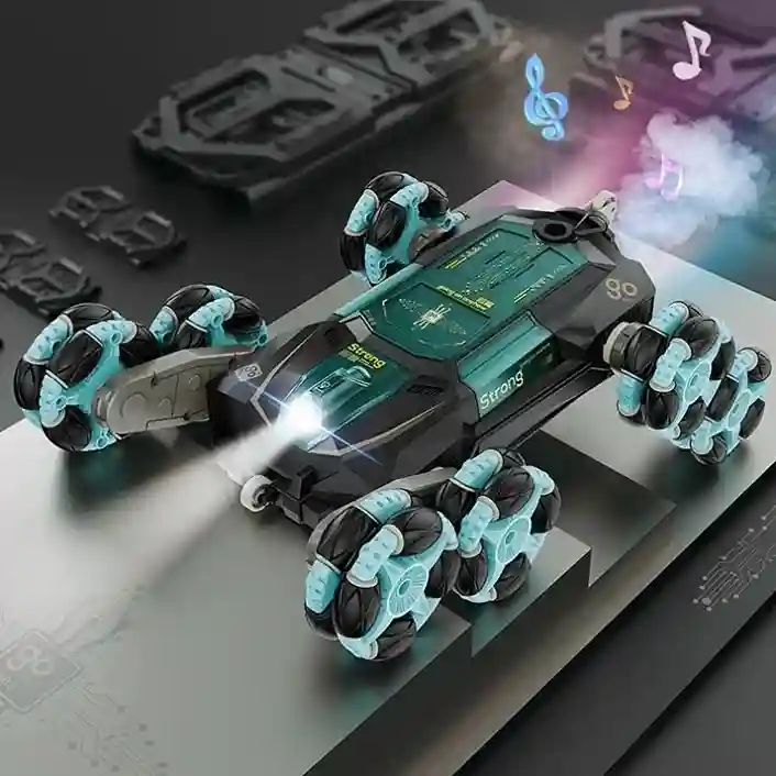 ماشین بازی کنترلی مدل پلهنورد ساعتی طرح دودزا دو ریموته-ریموت ساعتی