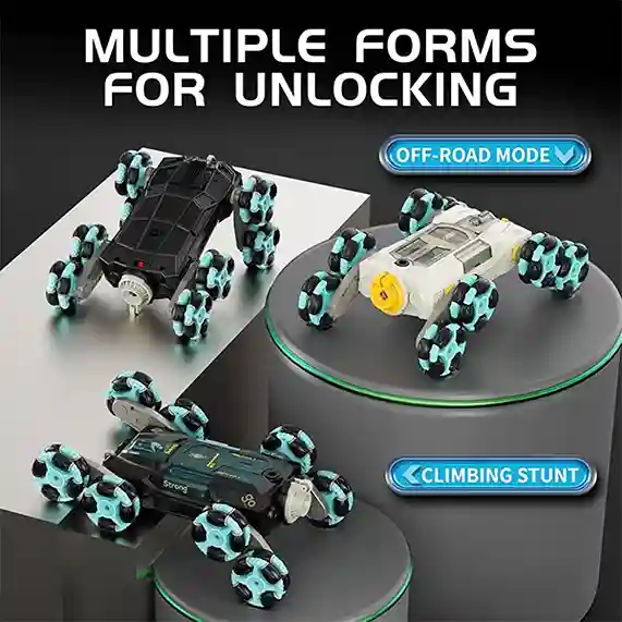 ماشین بازی کنترلی مدل پلهنورد ساعتی طرح دودزا دو ریموته-ریموت ساعتی