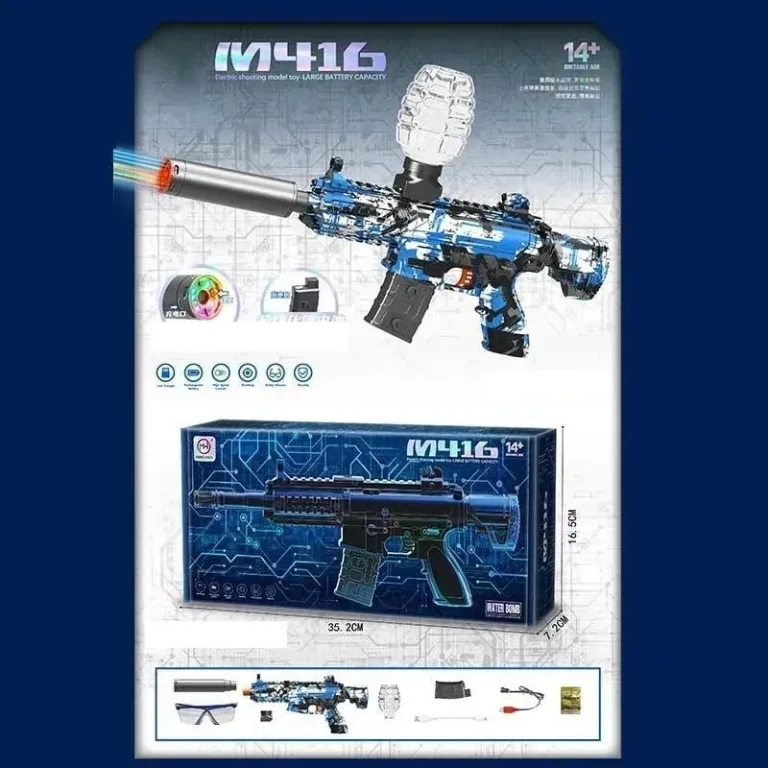 تفنگ تیر ژله ای M416 — تیراندازی رگباری دقیق و ایمن برای بازیهای تیمی