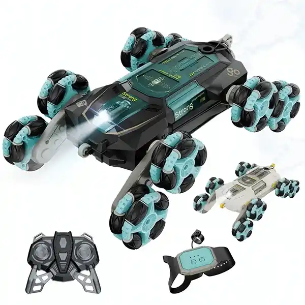 ماشین بازی کنترلی مدل پلهنورد ساعتی طرح دودزا دو ریموته-ریموت ساعتی