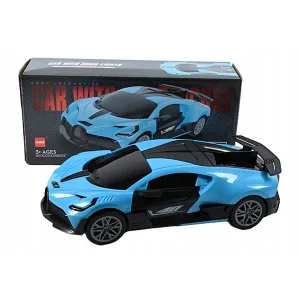 Bugatti-style convertible car