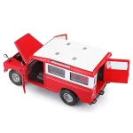 Red Land Rover Series 2 Model - Borago