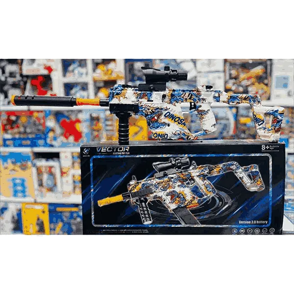 تفنگ شارژی طرحدار تیر ژله ای مدل 0007