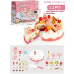 تجهیزات اسباب بازی مدل ست کیک تولد کد 150 مجموعه 82 عددی