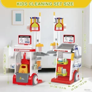 چرخ نظافت کودک چراغ‌دار مدل 77-667