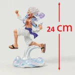 ارتفاع اکشن فیگور لوفی دنده 5 بیست و چهار سانتی
