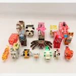 اکشن فیگور حیوانات ماینکرافت مجموعه 17 عددی