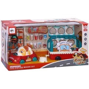 سگ اسباب بازی موزیکال به همراه واگن حمل و ست مراقبتی کد P/K1010/GH