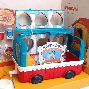 سگ اسباب بازی موزیکال به همراه واگن حمل و ست مراقبتی کد P/K1010/GH