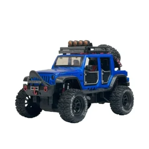 ماکت ماشین جیپ رانگلر روبیکان آبی