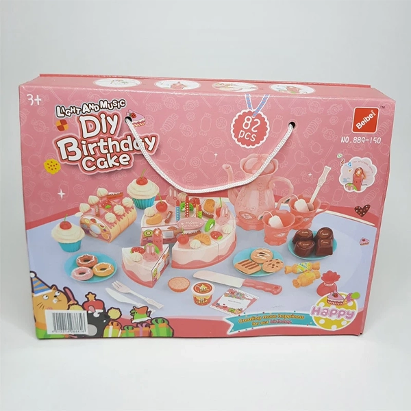 اسباب بازی مدل ست کیک تولد کد 150 مجموعه 82 عددی