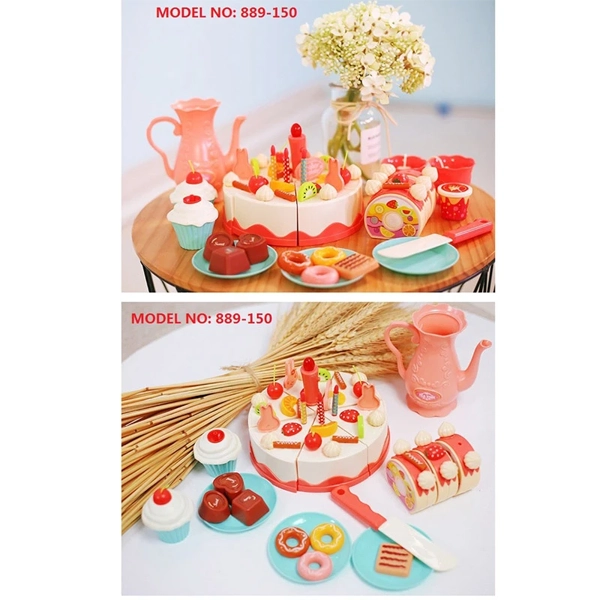اسباب بازی مدل ست کیک تولد کد 150 مجموعه 82 عددی
