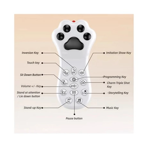 ربات کنترلی گربه مدل K48 موزیکال