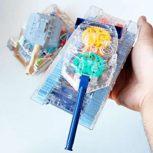 تانک اسباب بازی چرخ دنده ای موزیکال