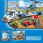 لگو تریلی پلیس سری سیتی city 410 قطعه