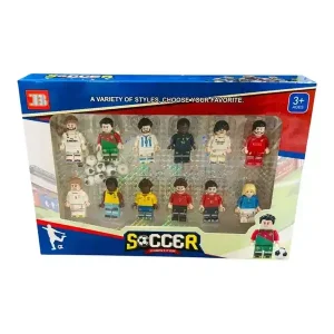 فیگور لگویی ست ۱۲ عددی فوتبالیستها کد 10329