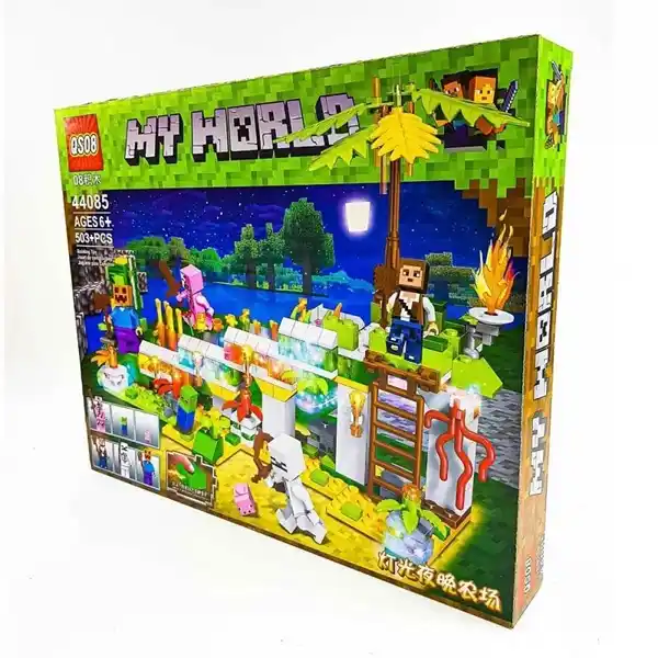 لگو ماینکرفت ۴۴۰۸۵ چراغدار مجموعه ساختنی شب در کنار دریا (۵۰۳ قطعه)